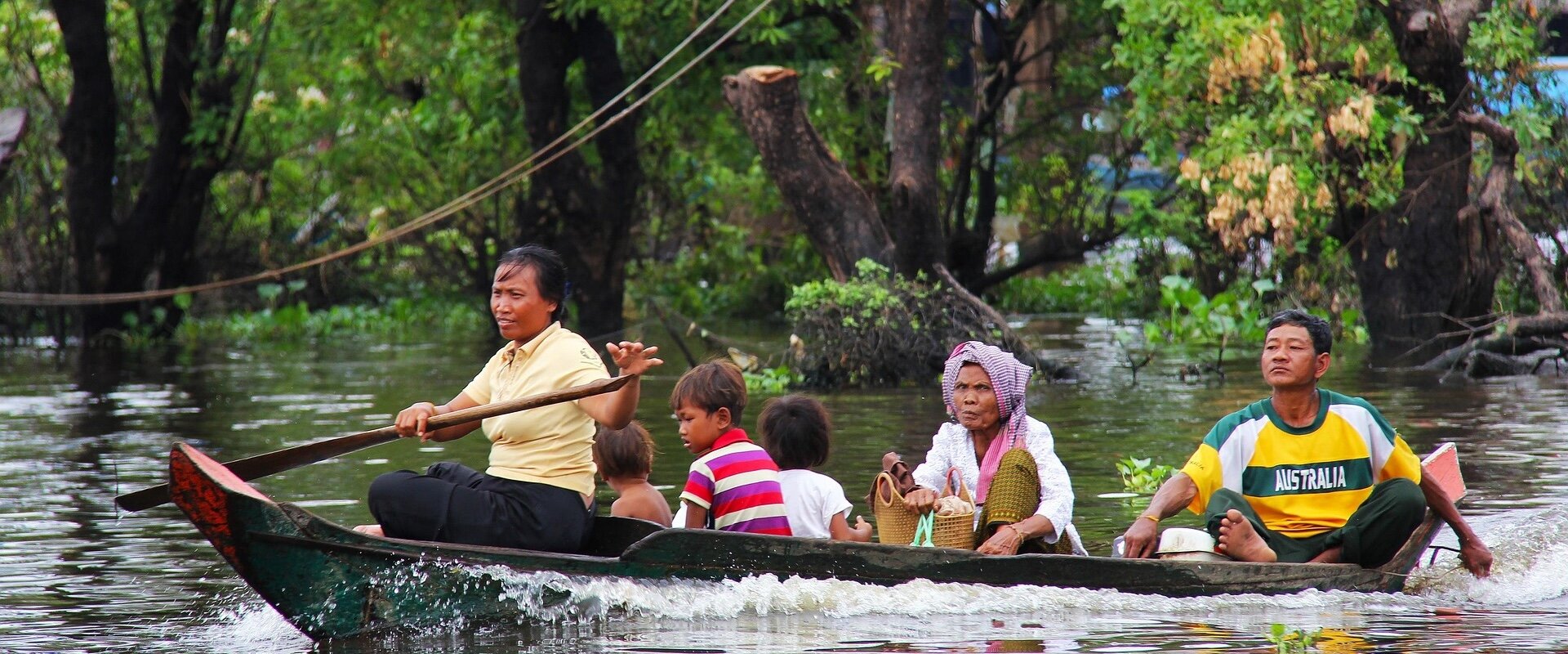 Daily Living on Tonle Sap Lake, Siem Reap, Cambodia